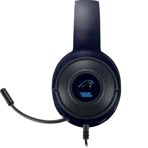 NFL Carolina Panthers Distressed Razer Kraken X Skin